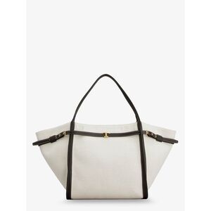 Tod's Women Tim Canvas And Leather Medium Shopping Bag